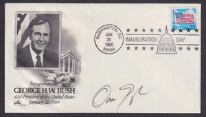 Dan Quayle, American Vice President, signed George Bush Inauguration Day cover - Picture 1 of 1