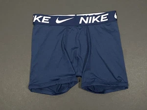 Nike Dri-Fit Stretch Microfiber Boxer Briefs - Youth Size - Navy Blue -  Medium - Picture 1 of 2
