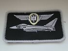 Name tag patch German Air Force Eurofighter in gold approx. 11x6 cm with Velcro 