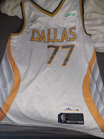 Nike Dallas Mavericks Luka Doncic Swingman City Edition Jersey! Offers Welcome Cover