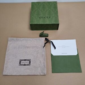 (18.6x19.5x7.5cm) Genuine GUCCI Gift Box Set for belt or small bag