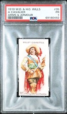 1910 W.D. & H.O. Wills Arms & Armour #35 A CAVALIER PSA 1 PR
