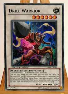 Drill Warrior - DREV-ENSE1 - Super Rare - Limited edition - Yugioh - Picture 1 of 2