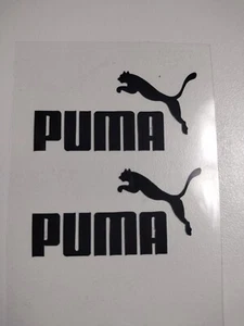 "Puma Logo Decals: 2-Inch (Black) - Iron-On Elegance, Unleashed!" - Picture 1 of 2