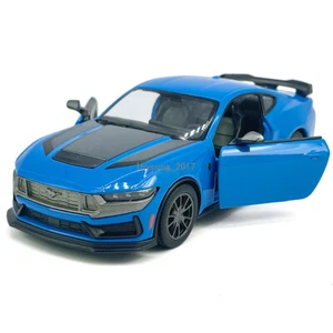 1:38 Ford Mustang Dark Horse Model Car Diecast Toy Cars Boys Toys Kids Gift Blue - Picture 1 of 11