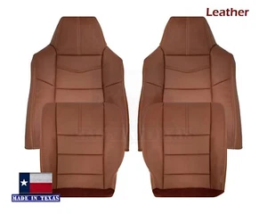 Front Leather Seat Covers For Ford F250/F350 King Ranch 2008 2009 2010 - Picture 1 of 30