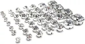 Crystal sew on Studs Diamond Rhinestone AAA Clothing Art Crafts (75, SS38-8mm) - Bild 1 von 2
