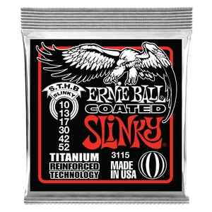 Cuerdas de guitarra eléctrica Ernie Ball recubiertas RPS parte superior delgada pesada resbaladiza 10-46 3115 - Imagen 1 de 1
