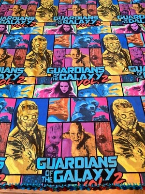 Superhero Fleece Crochet Ends Blanket Guardians Of Galaxy - Image 1 of 4