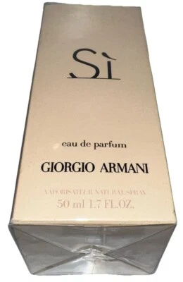 Si от GIORGIO ARMANI EDP для женщин натуральный спрей (50 мл/1,7 жидкой унции) новый запечатанный коробка - Изображение 1 из 4
