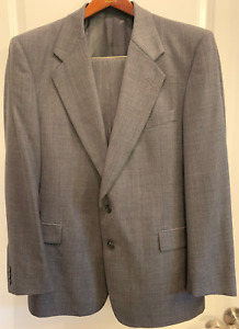 Louis Roth 100% Wool 2-Piece Suit Size 43R Gray