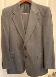 Louis Roth 100% Wool 2-Piece Suit Size 43R Gray - Picture 1 of 17