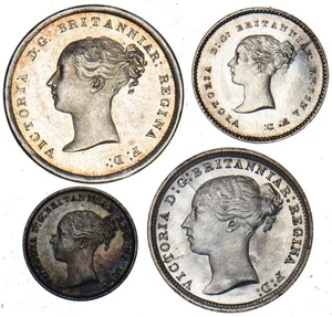 Juego Maundy 1870 - Monedas de plata británicas Victoria - Excelente - Imagen 1 de 2