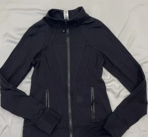 Ivivva Girl’s Perfect Your Practice Zip-Up Jacket Size 12 Black - Picture 1 of 5