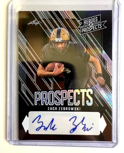 2024 Leaf Heroes & Prospects Zach Zebrowski Prospects Auto Bronze #/99. A277 - Picture 1 of 2