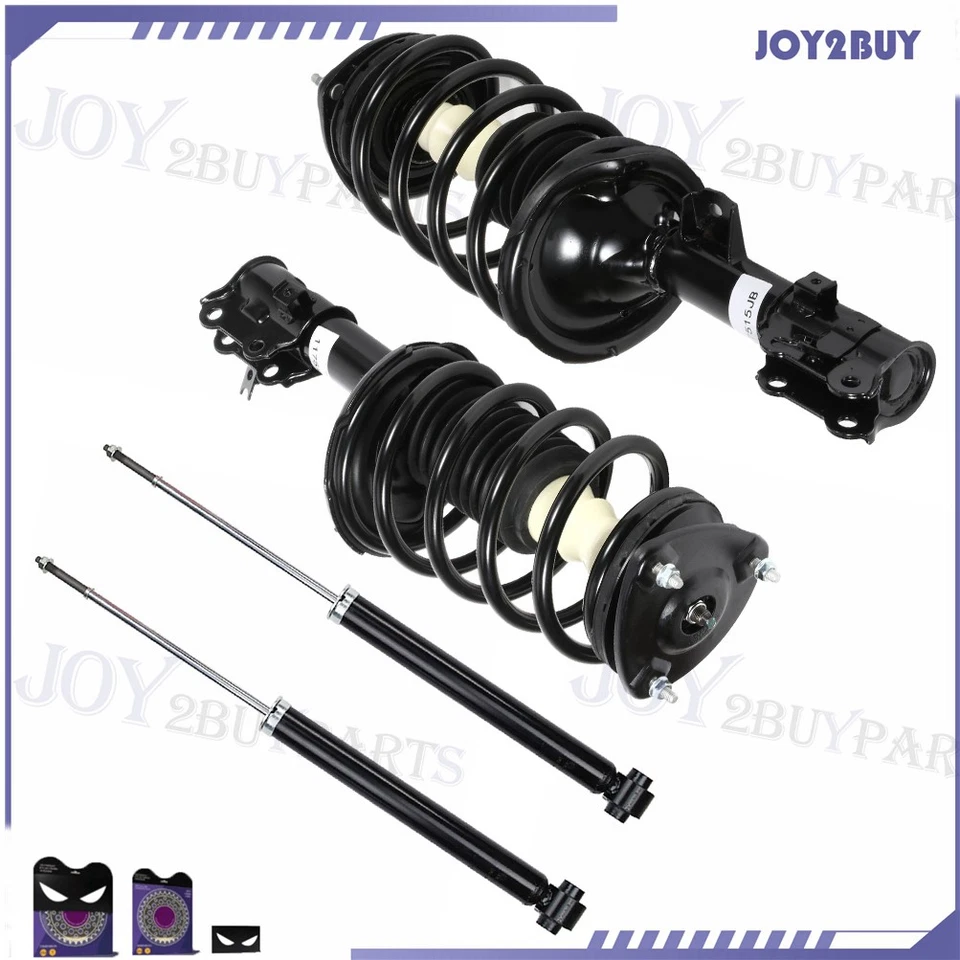 4x Front Rear Complete Strut Shock For 2006 07-2011 Kia Rio/Rio5 Hyundai Accent - Image 1 of 4