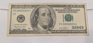 2003A Series $100 Dollar Federal Note Philadelphia *Actual Item* - Picture 1 of 2