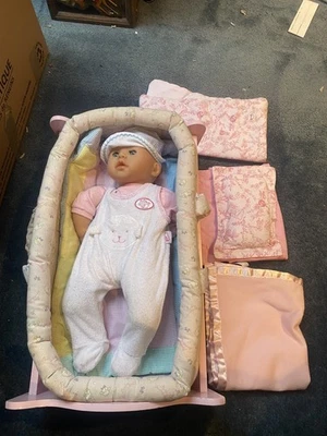 Baby Annabell Doll Bedding Set. Quilt, Mattress And Pillow - Image 1 of 4