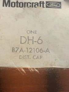 Motorcraft DH-6 B7A-12106-A Distributor Cap Nos - Picture 1 of 3