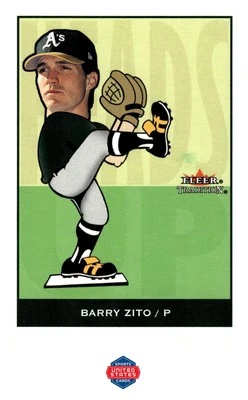 2002 Fleer Tradition Update #U4 HU Barry Zito Heads Up - Image 1 of 2