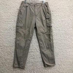 511 5.11 Tactical Series Pants 36x33 Men Beige Cargo Utility Tapered Work Logo - Picture 1 of 12