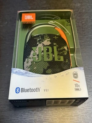 Altavoz portátil Bluetooth inalámbrico JBL Clip 4 camuflaje impermeable nuevo Foto 1 de 4