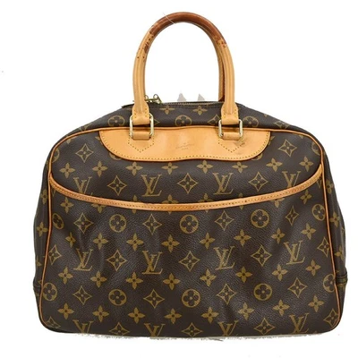 LOUIS VUITTON DEAUVILLE BOWLING BUSINESS HANDBAG MONOGRAM M42270 VI0907 YQ01835 - Image 1 of 4