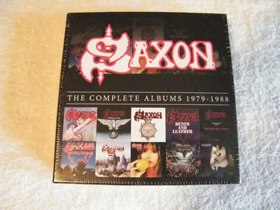 SAXON -The Complete Albums 1979-1988 - 10 CD Set PARLOPHONE Sealed New 2014 Rock Foto 1 de 4