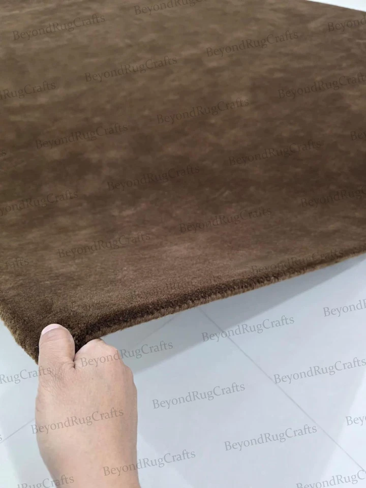 Hand-Tufted Wool Rug 9x12 ft -Nordic Knots Grand Walnut Rug Area Rug 8x10 - Image 1 of 4