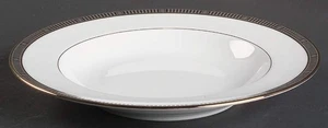 Bernardaud Madison Platinum Rimmed Soup Bowl 860836 - Picture 1 of 1