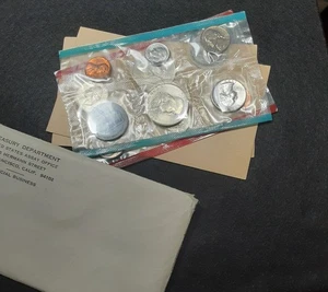 1963 90% SILVER UNITED STATES MINT UNCIRCULATED 10 COIN SET NICE COINS - Picture 1 of 5