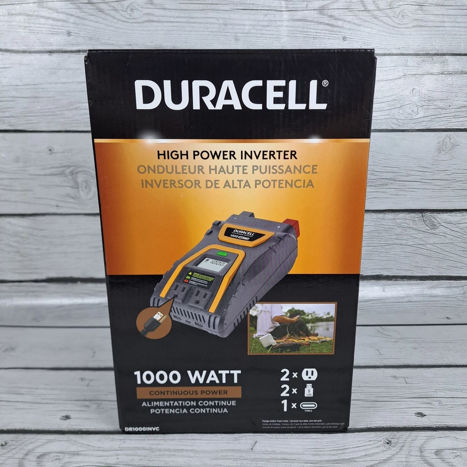 Duracell High Power Inverter 1000 Watt NEW - Image 1 of 4