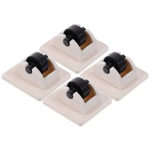 4 piezas polea adhesiva autoadhesiva rueda giratoria autoadhesiva mini ruedas - Imagen 1 de 12