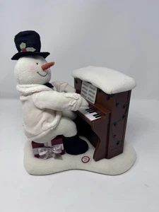 Hallmark 2005 Klavier spielender Schneemann Jingle Pals musikalischer Plüsch NUR MUSIK & LICHT - Bild 1 von 9