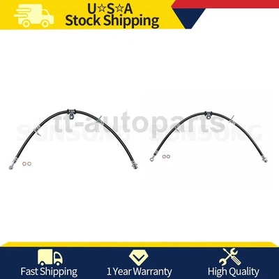 Linha de mangueira de freio dianteiro Sunsong 2 peças para 1990 1991 1992 1993 1994 1995 Honda Accord - Imagem 1 de 4