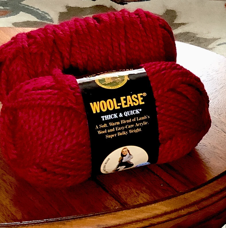 Lion BRAND Wool-ease Thick & Quick Yarn 138 Cranberry