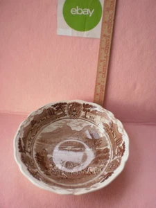J.G. Meakin Brown American Legend 8 1/2" Round Vegetable Bowl - Picture 1 of 7