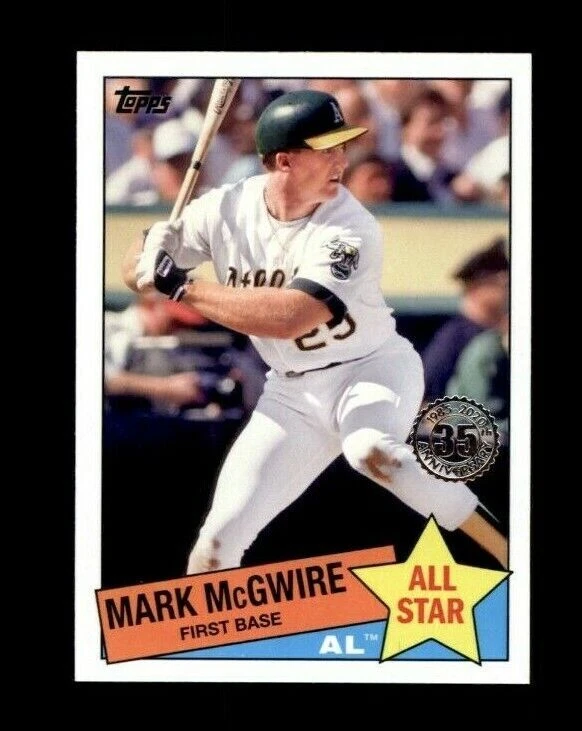 2020 Topps '85 Topps All Stars #85AS8 Mark McGwire (ref 103203) - Image 1 of 1