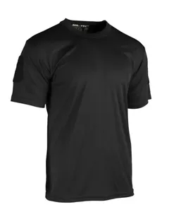T-shirt funzionale nera polizia K Security ad asciugatura rapida - Foto 1 di 7