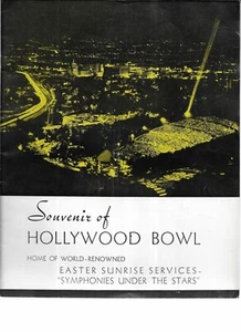 HOLLYWOOD BOWL 1960 40TH ANNIVERSARY PROGRAM-EASTER SUNRISE SERVICE - Imagen 1 de 4