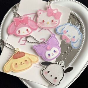 Sanrio Kuromi Hello Kitty Pom Purin Pachacco Acrylic Key Chain Pendant