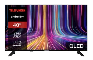 Telefunken Fernseher 40 Zoll Android TV QLED Smart TV Full HD HDR Triple-Tuner - Bild 1 von 9