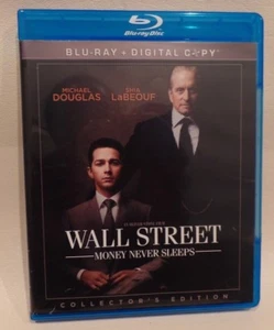 WALL STREET, MICHAEL DOUGLAS, BLU RAY DISC WITH CASE & COVER ARTWORK - Picture 1 of 6