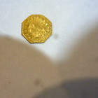 1872 1/4 Dollar Califirnia Fractional Octagon Gold Coin Beautiful Uncirculated