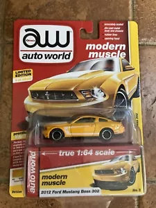 Auto World Ltd Ed 2012 Ford Mustang Boss 302 1:64 Scale - Picture 1 of 2