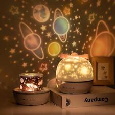 Sternenhimmel Projektor Lampe Kinder LED Nachtlicht, 6 Szenenmodi 360° Rotieren