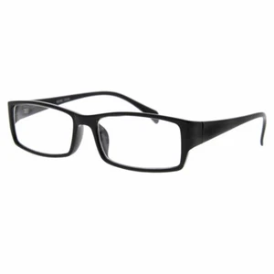 grinderPUNCH Fake Plastic Rim Clear Lens Plano Reading Glasses for Men and Women - Picture 1 of 6