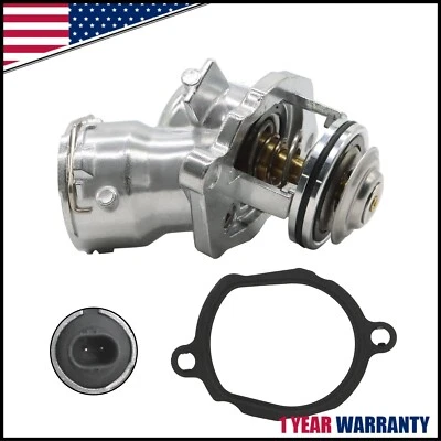 Thermostat Assembly for Mercedes-Benz C230 C300 C350 E350 ML350 R350 SLK350 3.5L - Image 1 of 4