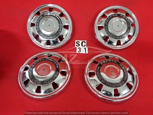 Coppe ruota in acciaio FIAT ABARTH set 4-pezzi diametro interno 20,5cm - Picture 1 of 2