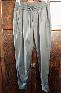Under Armour Gray Joggers Men's Medium Sweatpants Cold Gear Performance - EUC - Picture 1 of 8